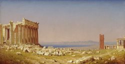 Ruins of The Parthenon by Sanford Robinson Gifford