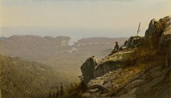 The Artist Sketching at Mount Desert, Maine by Sanford Robinson Gifford