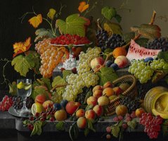 Abundant Fruit by Severin Roesen