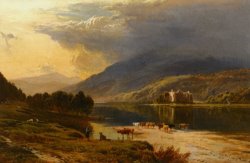 Kilchum Castle Loch Awe by Sidney Richard Percy