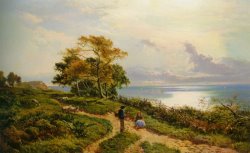 Overlooking The Bay by Sidney Richard Percy