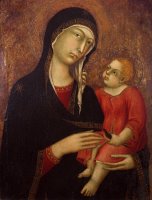 Madonna with Chid by Simone Martini