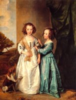 Philadelphia And Elizabeth Wharton by Sir Antony Van Dyck