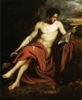 Saint John The Baptist in The Wilderness by Sir Antony Van Dyck