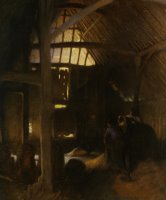 The Dark Barn by Sir George Clausen