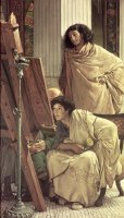 A Visit to the Studio by Sir Lawrence Alma-Tadema