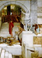 After The Audience by Sir Lawrence Alma-Tadema