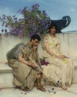 An Eloquent Silence by Sir Lawrence Alma-Tadema