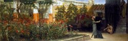  Corner of a Roman Garden by Sir Lawrence Alma-Tadema