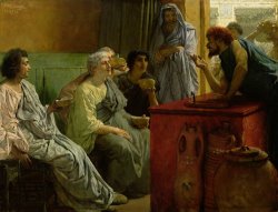 The Wine Shop by Sir Lawrence Alma-Tadema