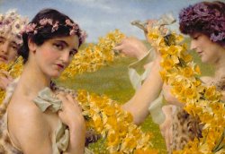 When Flowers Return by Sir Lawrence Alma-Tadema
