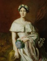 Mademoiselle Marie Therese De Cabarrus by Theodore Chasseriau