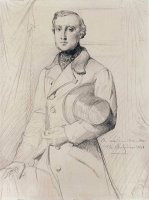Portrait of Louis Marcotte De Quivires by Theodore Chasseriau