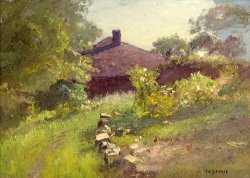Lane Among The Trees to The House by Theodore Clement Steele