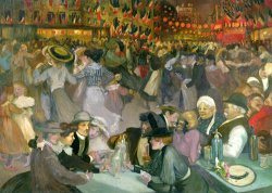 Ball on the 14th July by Theophile Alexandre Steinlen