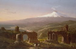 Mount Etna From Taormina, 1843 by Thomas Cole