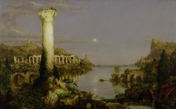 The Course of Empire - Desolation by Thomas Cole