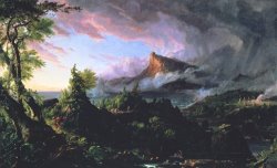 The Course of Empire - The Savage State by Thomas Cole