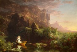 The Voyage of Life: Childhood by Thomas Cole