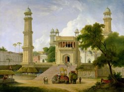 Indian Temple by Thomas Daniell