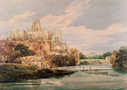 Durham Castle and Cathedral by Thomas Girtin