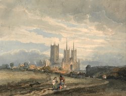 Lincoln Cathedral by Thomas Girtin
