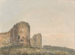 Pevensey Castle, Sussex by Thomas Girtin