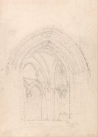St. Alban's Cathedral, Hertfordshire 2 by Thomas Girtin