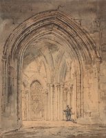 St. Alban's Cathedral, Hertfordshire by Thomas Girtin