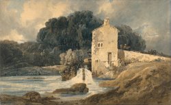 The Abbey Mill, Knaresborough by Thomas Girtin