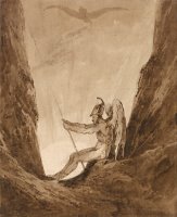 The Archangel Gabriel Awaiting Night by Thomas Girtin