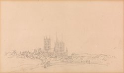 View of Lincoln Cathedral by Thomas Girtin