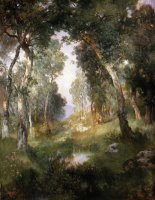 Forest Glade by Thomas Moran