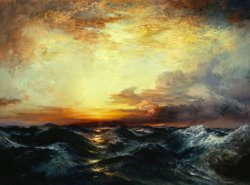 Pacific Sunset by Thomas Moran