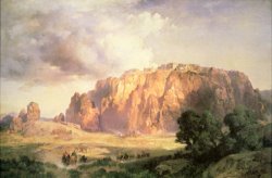 The Pueblo of Acoma in New Mexico by Thomas Moran