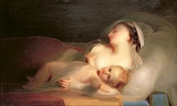 Mother And Child by Thomas Sully