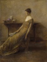 Lady in Gold by Thomas Wilmer Dewing