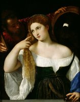 Portrait of a Woman at her Toilet by Titian