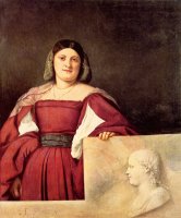 Portrait of a Woman Called La Schiavona by Titian