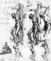 Studies of Saint Sebastian by Titian
