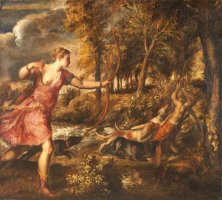 The Death of Actaeon 2 by Titian