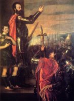 The Speech of Alfonso D'avalo by Titian