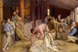 Shearing The Rams by Tom Roberts