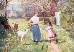 Easter Eggs in the Country by Victor Gabriel Gilbert