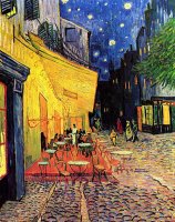 Cafe Terrace Place Du Forum At Night by Vincent van Gogh