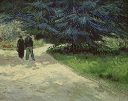 Couple in the Park by Vincent van Gogh