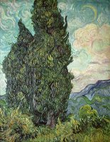 Cypresses by Vincent van Gogh