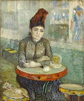 In The Cafe Agostina Segatori In Le Tambourin by Vincent van Gogh