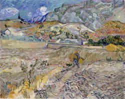 Landscape at Saint-Remy by Vincent van Gogh