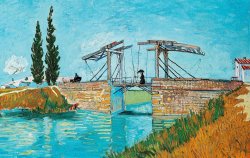 Langlois Bridge At Arles by Vincent van Gogh